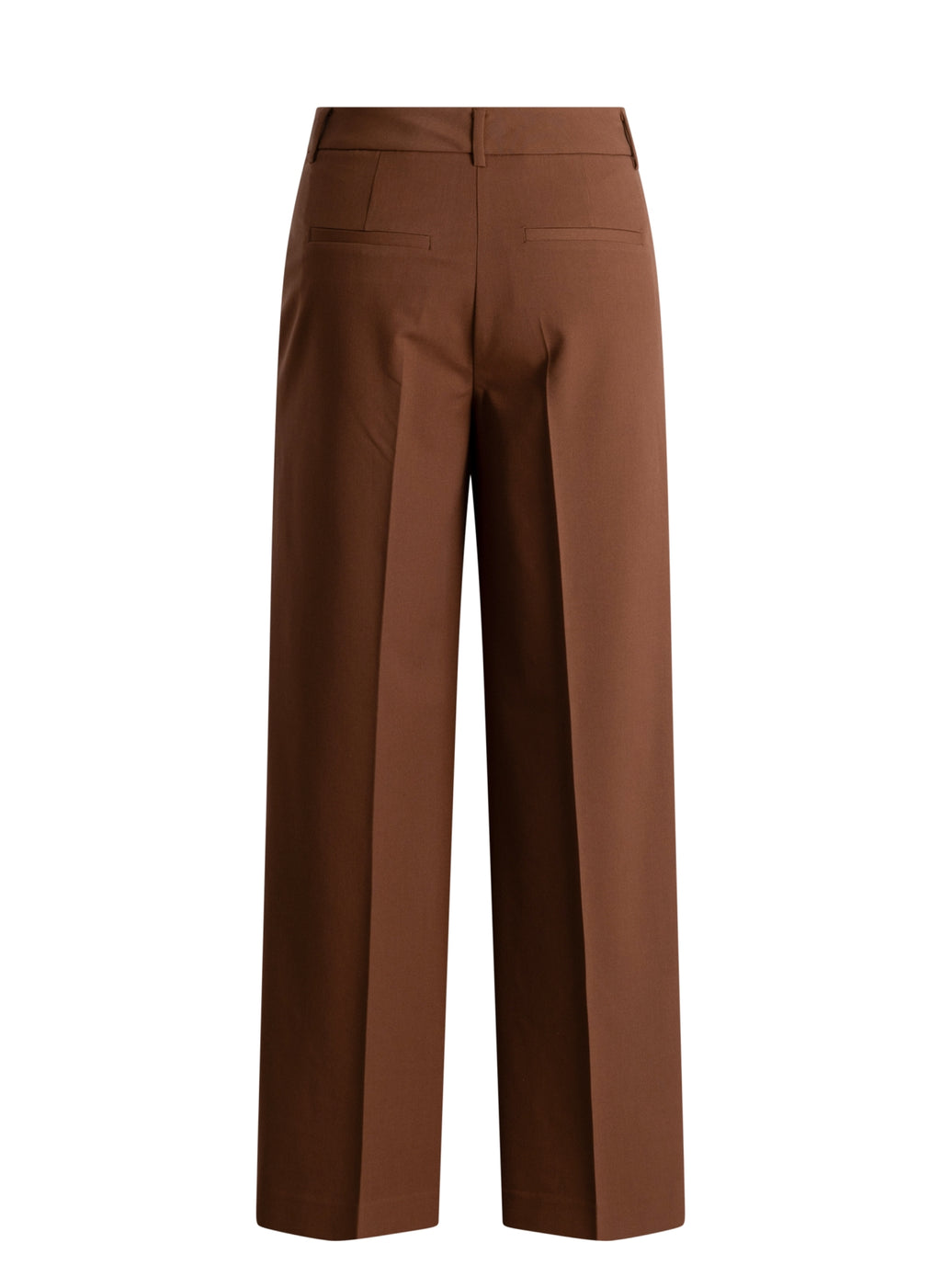 Yest Sienna Wide Leg Tailored Trousers – Brown Melange