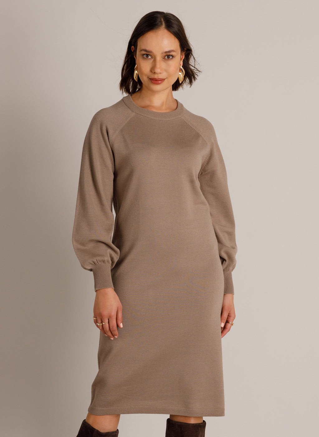 Yest Neva Knitted Jumper Dress