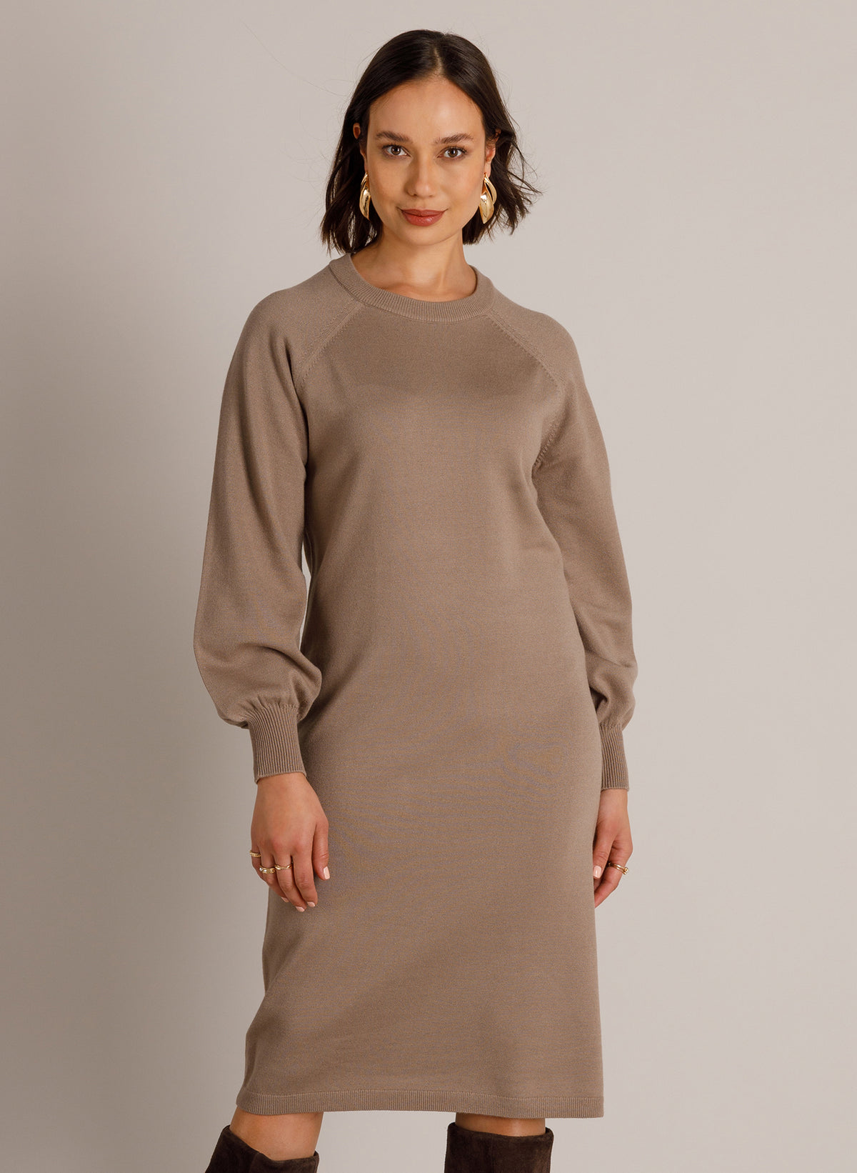 Yest Neva Knitted Jumper Dress
