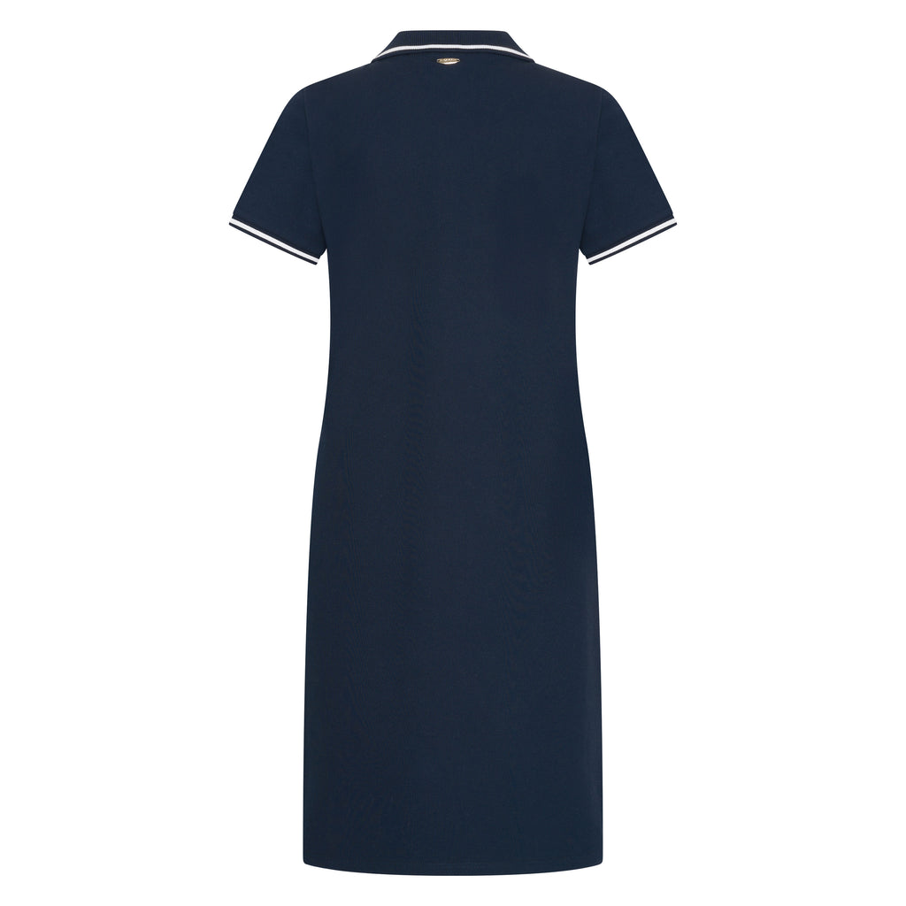 HV Society Mila Contrast Trim Polo Dress