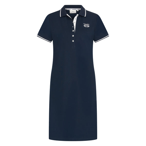 HV Society Mila Contrast Trim Polo Dress