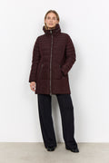 Soyaconcept Nina Zipper Detail Hooded Padded Coat