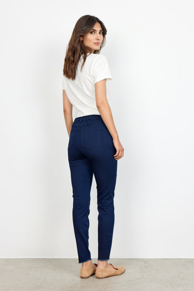 Soyaconcept Nadira Raw Edge Jegging Navy