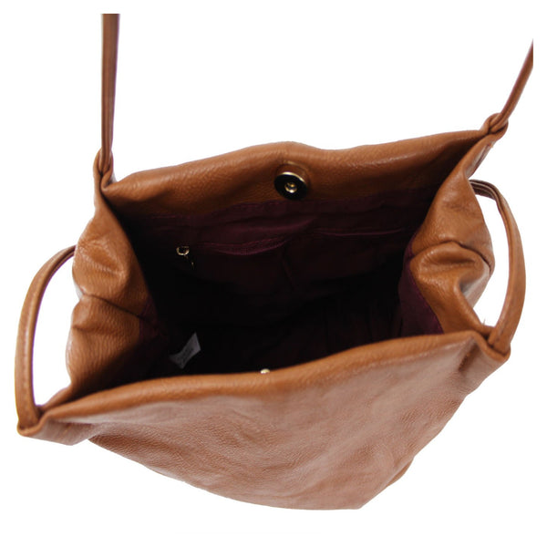 PU Shoulder Bucket Bag