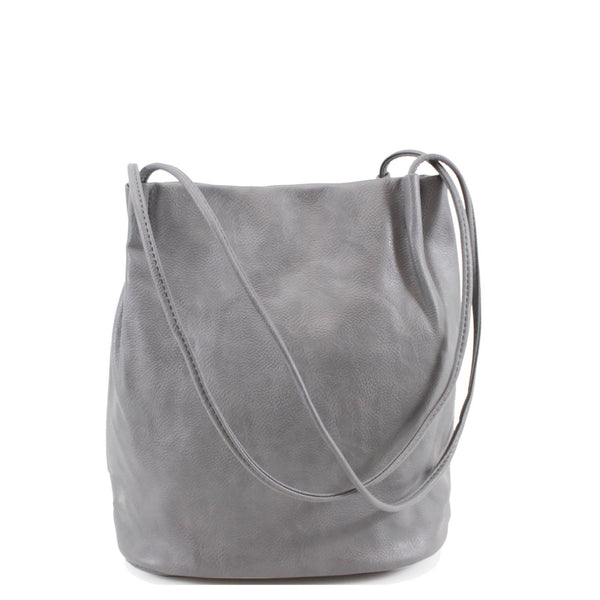 PU Shoulder Bucket Bag