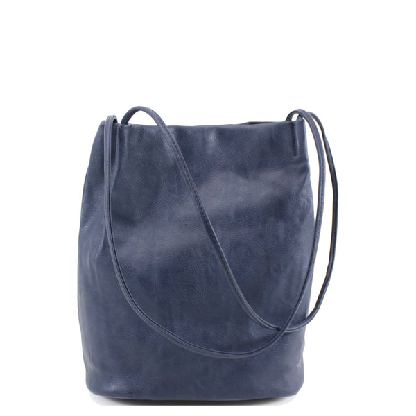 PU Shoulder Bucket Bag