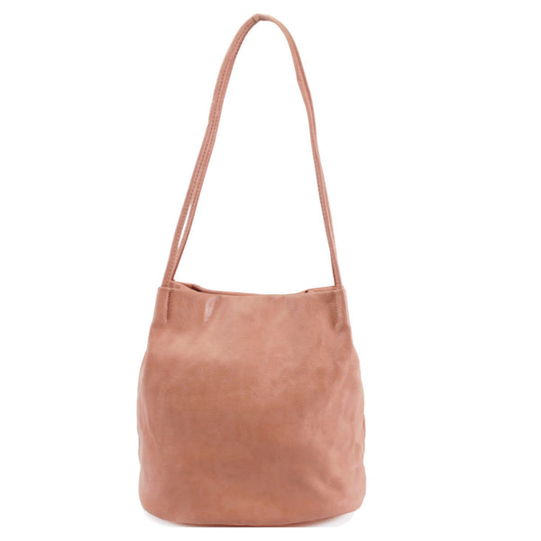 PU Shoulder Bucket Bag