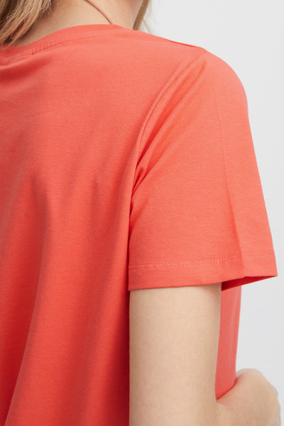 Fransa Basic Cotton T-Shirt