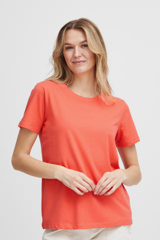 Fransa Basic Cotton T-Shirt