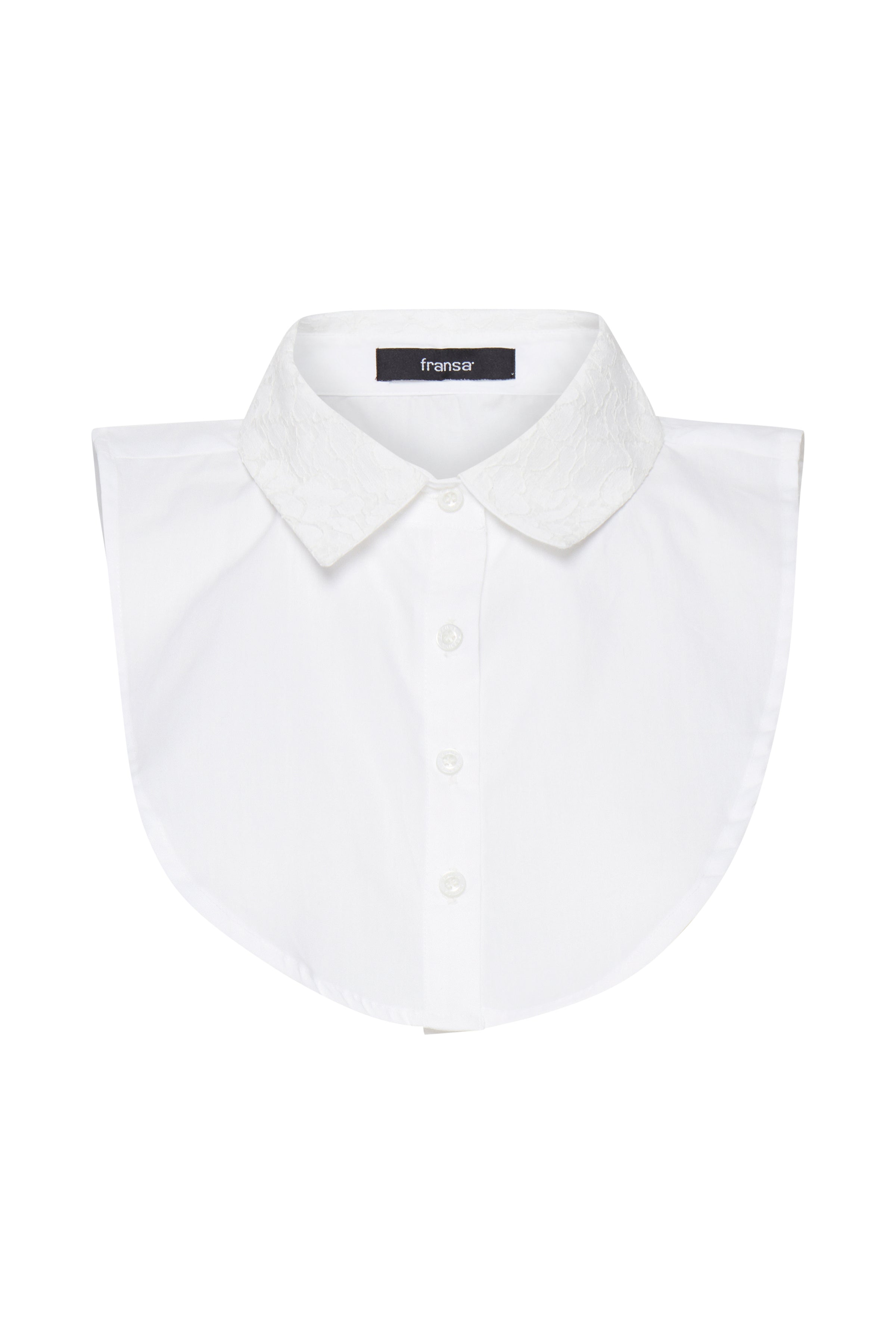 Fransa Za Faux Shirt Collar