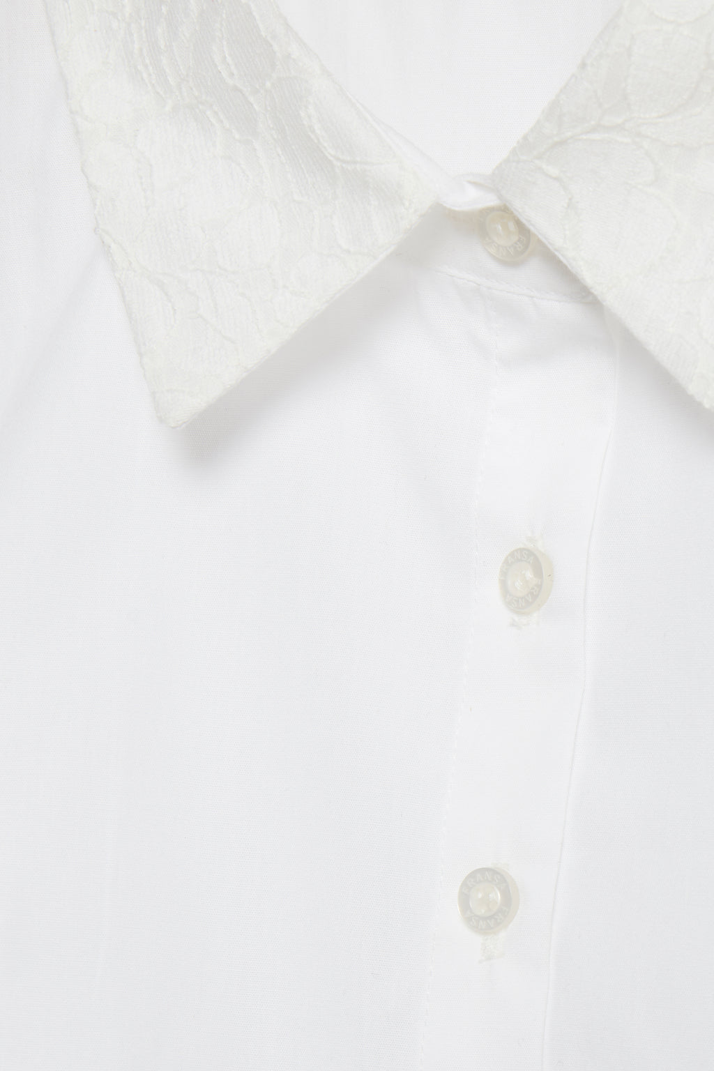 Fransa Za Faux Shirt Collar