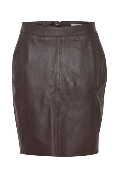 Fransa Luxe Leather Skirt