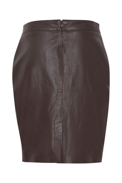Fransa Luxe Leather Skirt