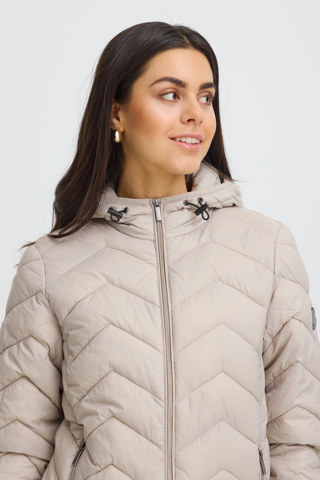 Fransa Bapadding Lightweight Hooded Padded Jacket
