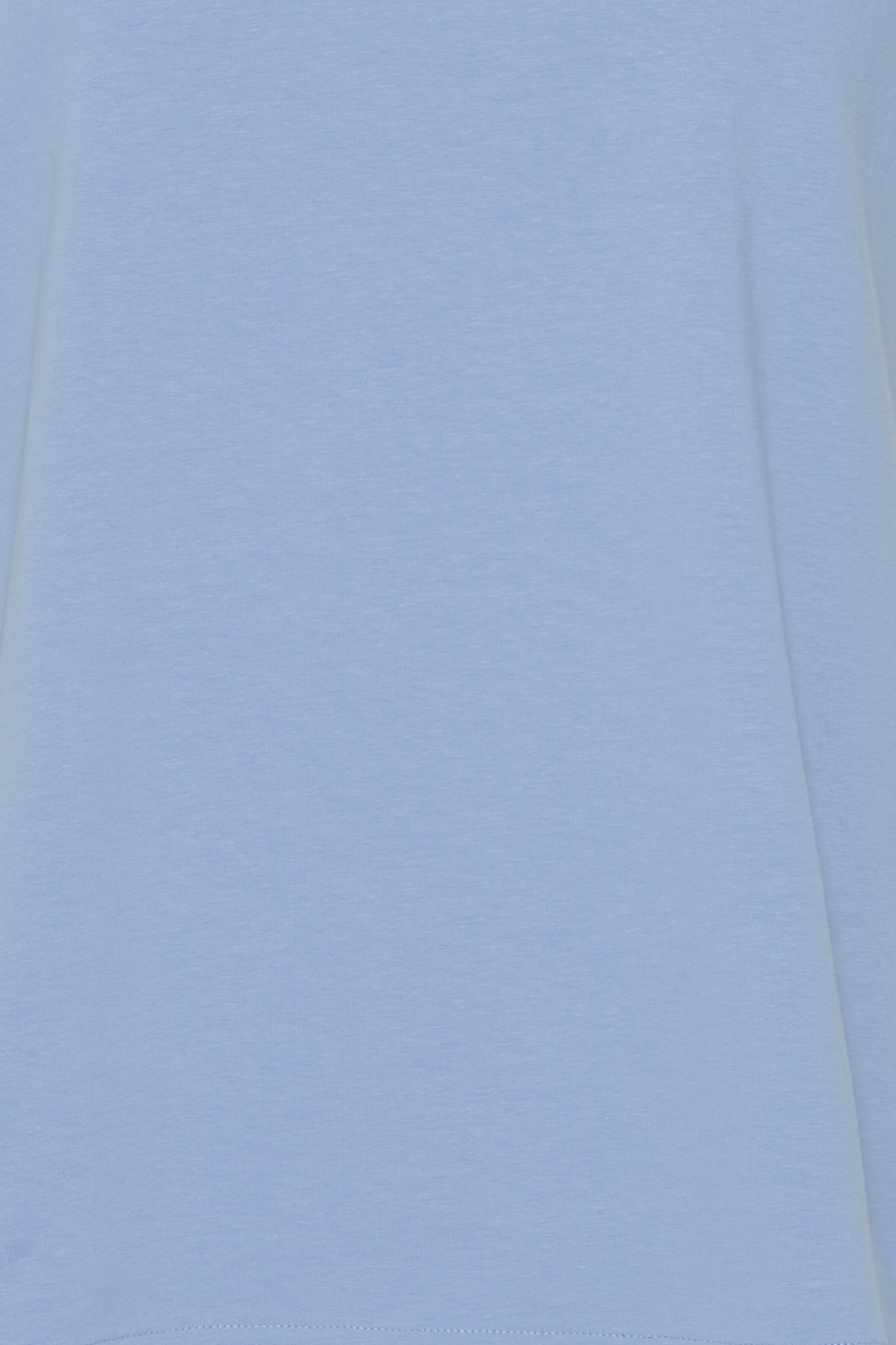 Fransa Za V-Neck Cotton T-Shirt - Blue