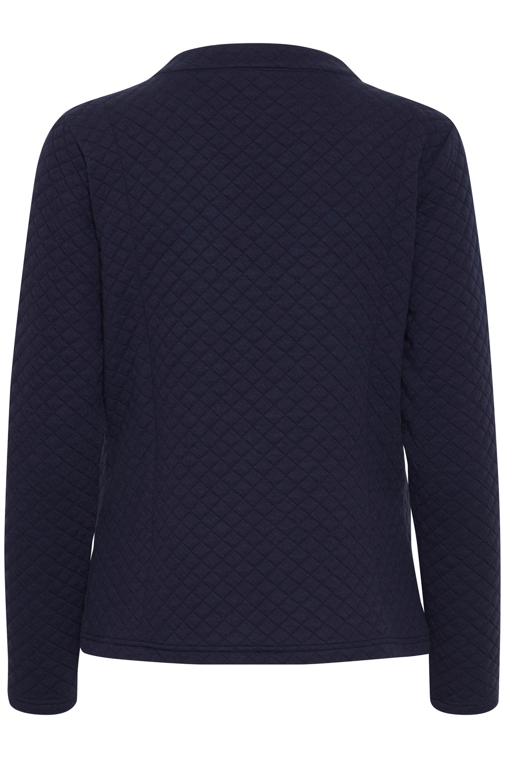 Fransa V Neck Zip Up Cardi