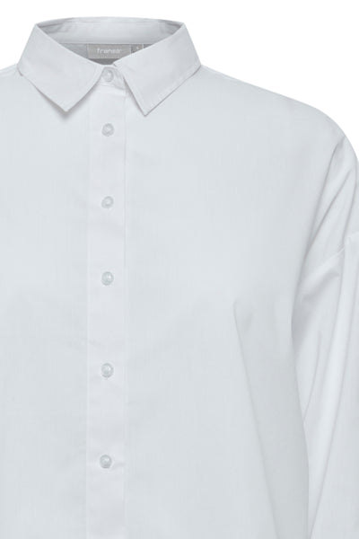 Fransa Basic Button Through Shirt