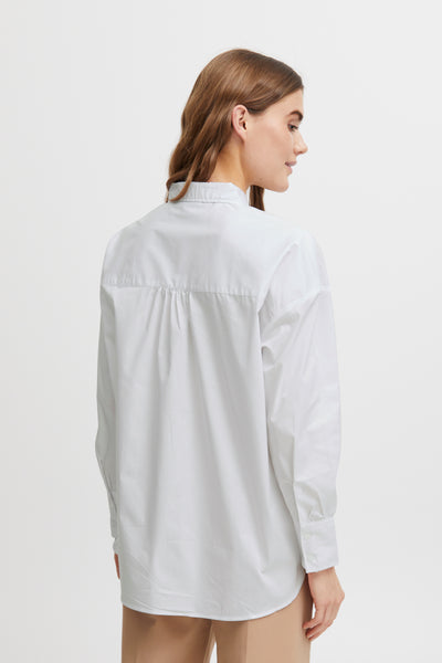 Fransa Basic Button Through Shirt