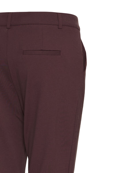 Fransa Lano Straight Leg Trousers - Port
