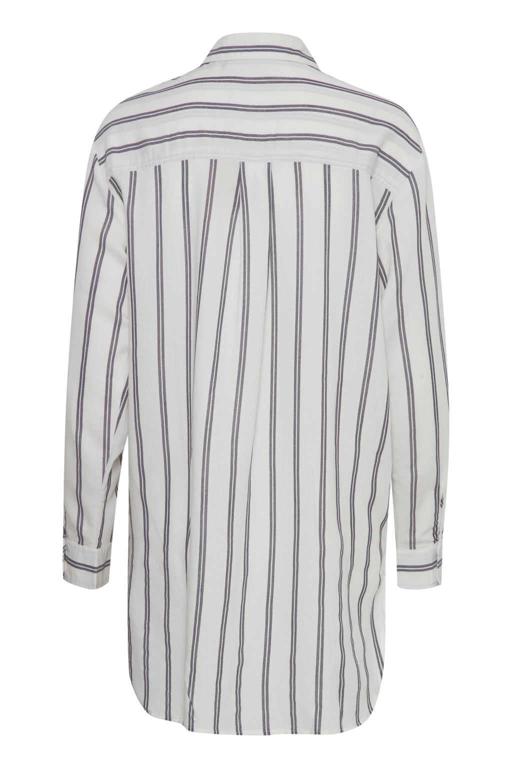 Fransa Longline Stripe Shirt