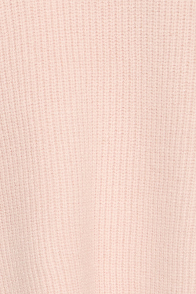 Fransa Bitte Button Front Pocket Jumper - Pale Pink