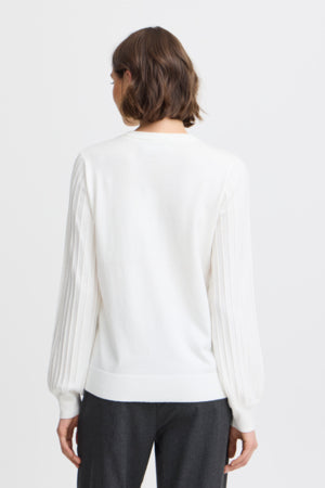 Fransa Lil Pleated Sleeve Knit