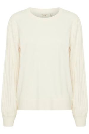 Fransa Lil Pleated Sleeve Knit