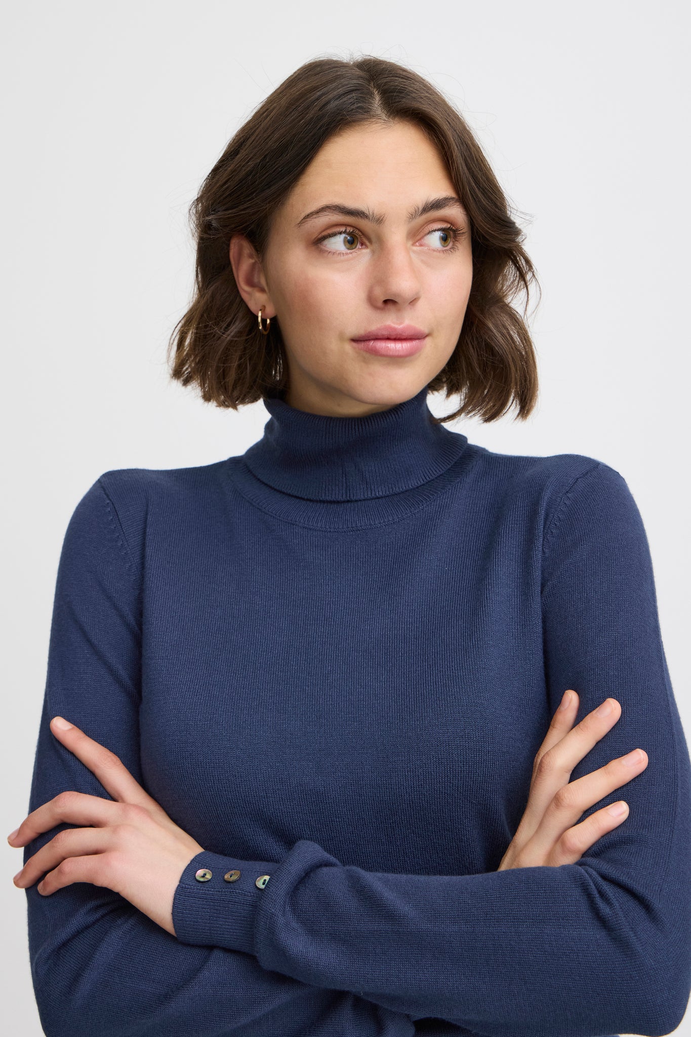 Fransa Clia Polo Neck