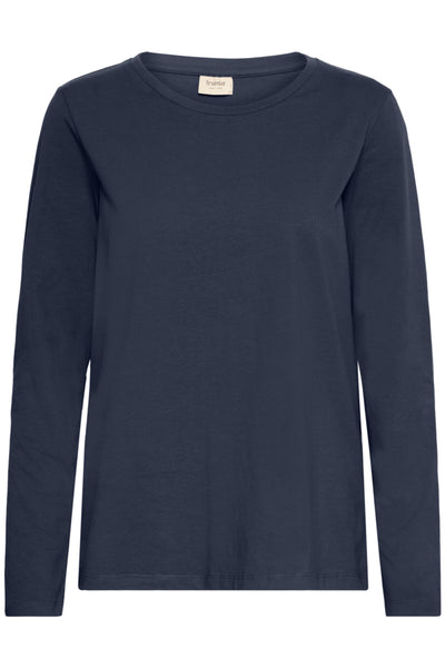Fransa Za Long Sleeved T-Shirt - navy