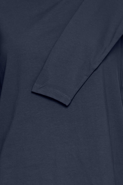 Fransa Za Long Sleeved T-Shirt - navy