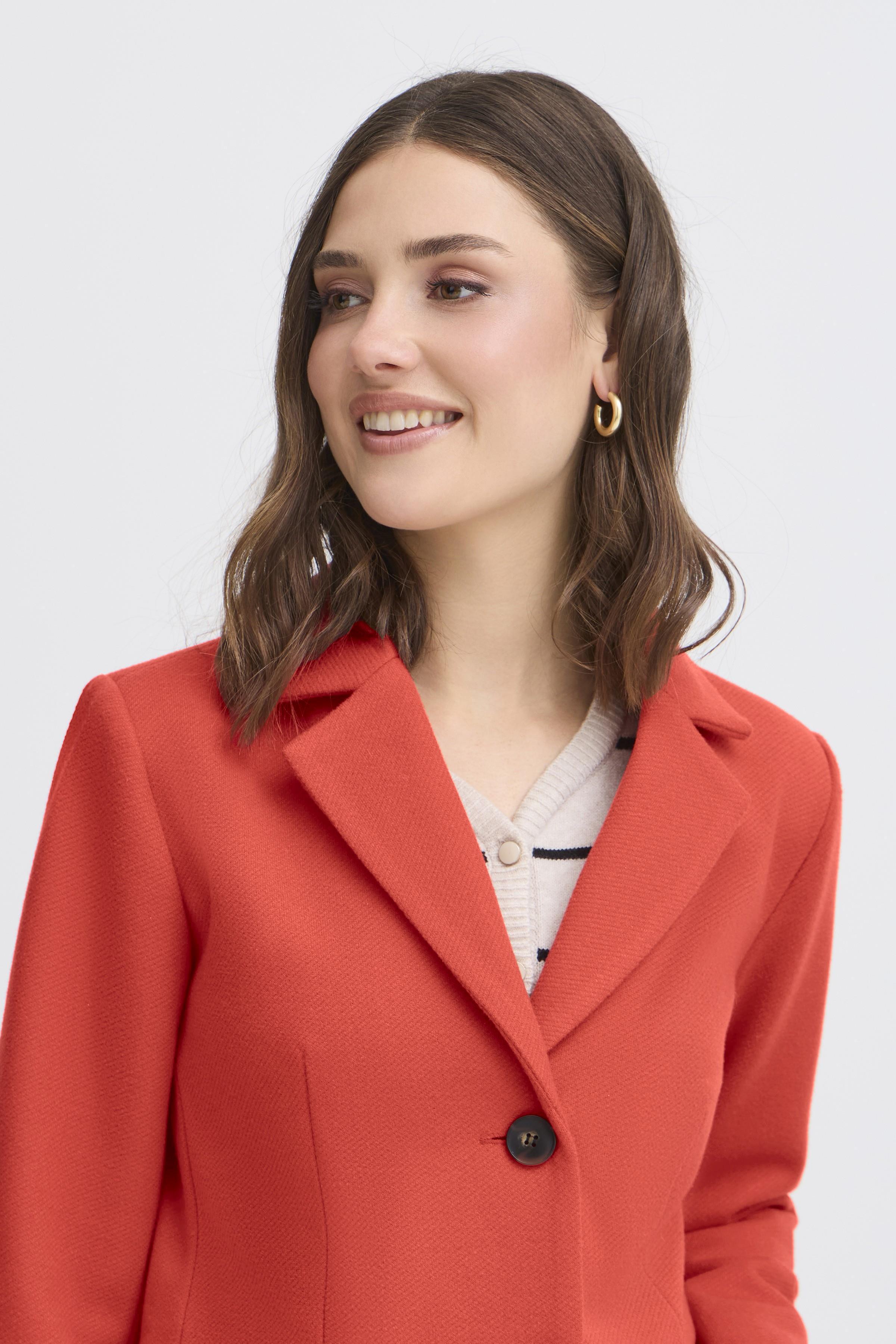 Fransa Evilla Jacket - Red
