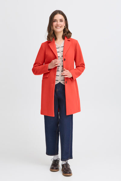 Fransa Evilla Jacket - Red