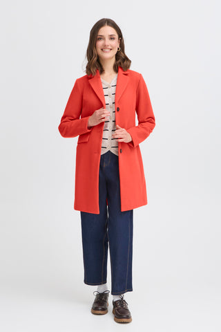 Fransa Evilla Jacket - Red
