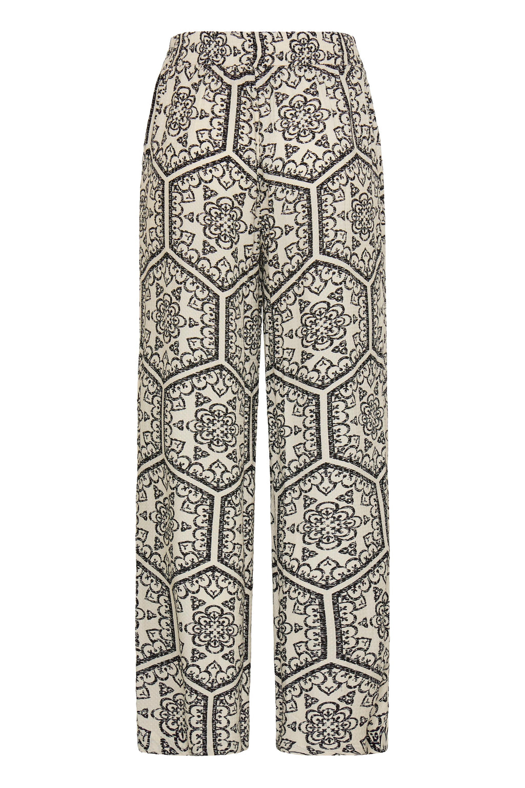 Fransa Oline Boho Print Wide Leg Trousers