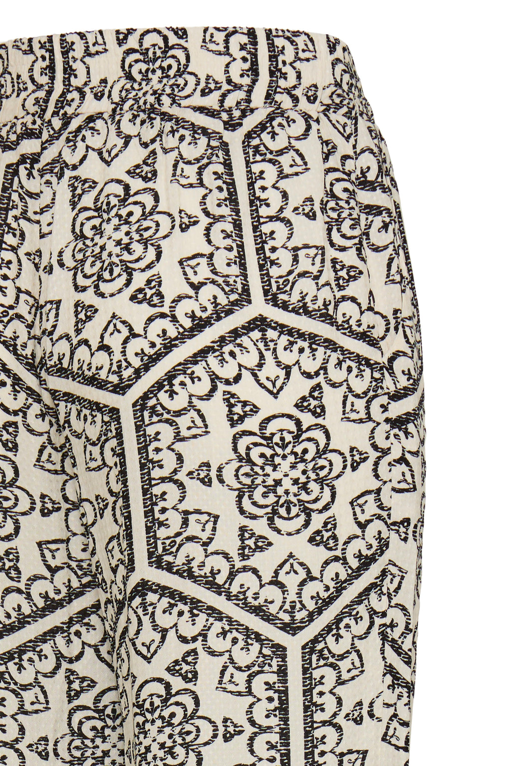 Fransa Oline Boho Print Wide Leg Trousers