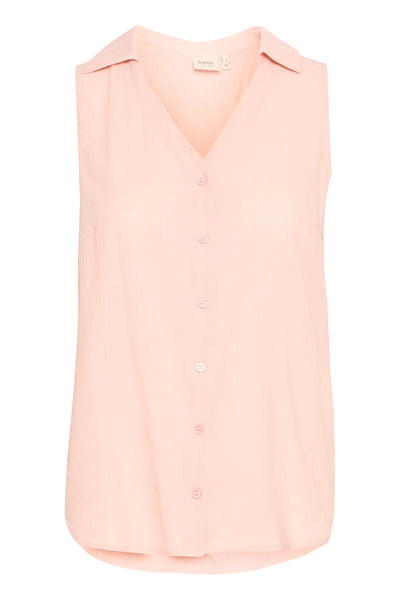 Fransa Vina Sleeveless Shirt - Pink