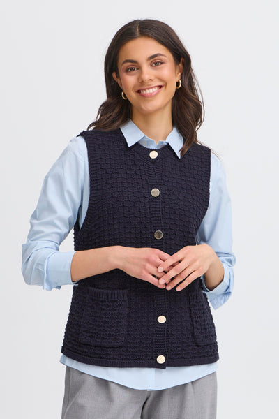 Fransa Kenna Knitted Waistcoat