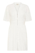 Fransa Jiana Broderie Anglaise Button Front Dress
