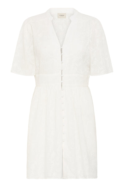 Fransa Jiana Broderie Anglaise Button Front Dress