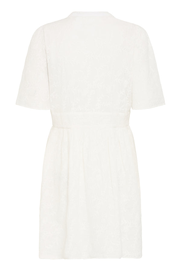Fransa Jiana Broderie Anglaise Button Front Dress