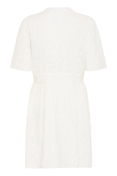 Fransa Jiana Broderie Anglaise Button Front Dress