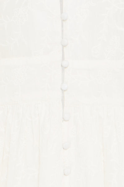 Fransa Jiana Broderie Anglaise Button Front Dress
