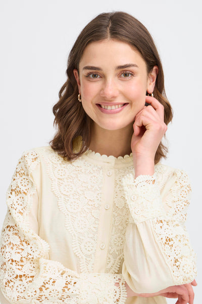 Fransa Blondie Lace Blouse