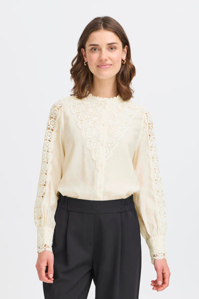 Fransa Blondie Lace Blouse