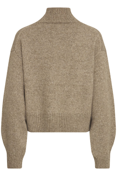 Fransa Gigi Rollneck Jumper - Beige