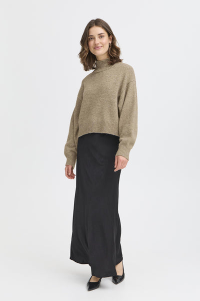 Fransa Gigi Rollneck Jumper - Beige