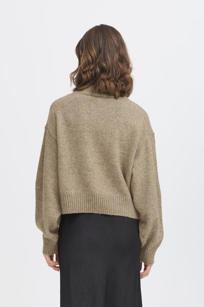 Fransa Gigi Rollneck Jumper - Beige