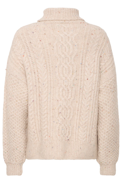 Fransa Ellea Cable Rollneck Jumper