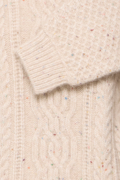 Fransa Ellea Cable Rollneck Jumper