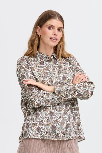 Fransa Gladis Paisley Shirt